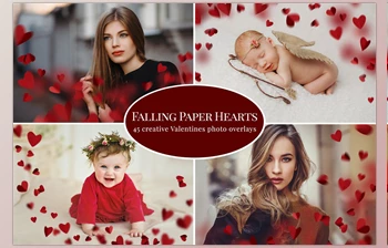 Download Falling Paper Hearts photo overlays CreativeMarket-5791182 (<span class='badge badge-warning'>PNG</span>, <span class='badge badge-warning'>JPG</span>)