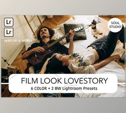 Download FILM LOOK Lightroom Presets | 2021 CreativeMarket-5780840 (DNG, XMP)