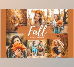 Download FALL VIBES Mobile Lightroom Presets CreativeMarket-5712600 (DNG)