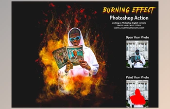 Download Burning <span class='badge badge-warning'>Effect</span> Photoshop Action CreativeMarket-5999913 (ABR, ATN)