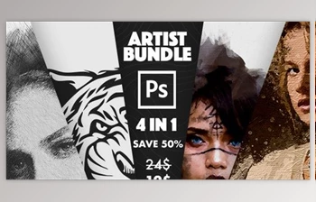Download 4 in 1 Artist <span class='badge badge-warning'>Bundle</span> Photoshop Actions GraphicRiver-31038403 (ABR, PAT, ATN)