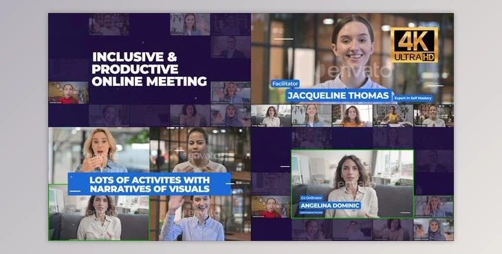 Download Online Meeting Group Video Conference - Zoom Event Promo (Videohive 31684763) - AE Project