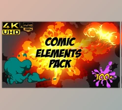 Download Comic Element Pack (Videohive 16933861) - AE Project