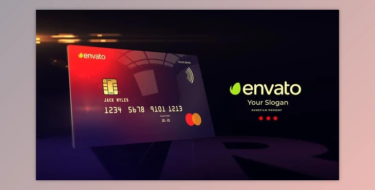 Download Credit Card Mockup (Videohive 30128836) - AE Project