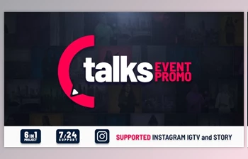 Talks <span class='badge badge-warning'>Event</span> <span class='badge badge-warning'>Promo</span> (<span class='badge badge-warning'>Videohive</span> 27929448)