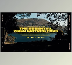 Download James Abadi: The Essential Video Editors Pack