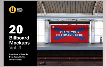 Download Billboard Mockup VOL.3 <span class='badge badge-warning'>CreativeMarket-5989504</span>