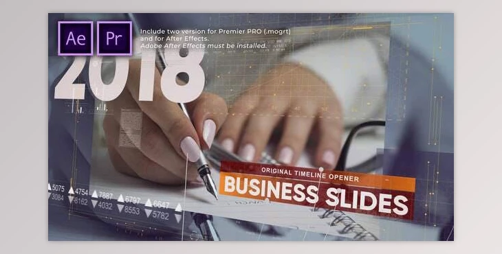 Download Business Timeline Slides (Videohive 31659298) - PR Project