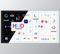 Download HUD Dashboard Infographics Essential Graphics for Premiere Pro (Videohive 31652530)