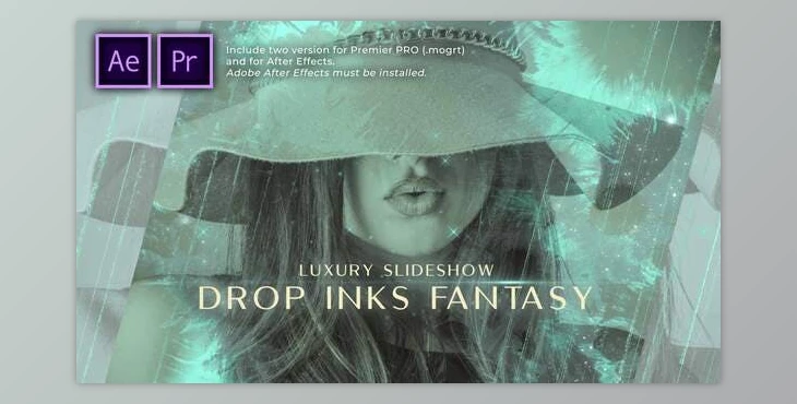 Download Drop Inks Fantasy Luxury Slideshow (Videohive 31368948) - PR Project
