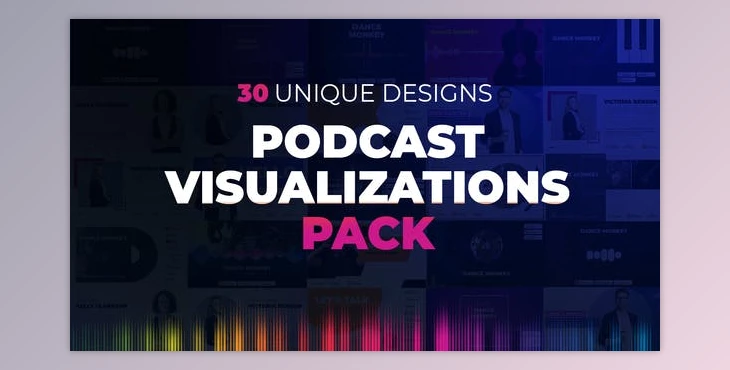 Podcast Visualizations Pack (Videohive 27588818)