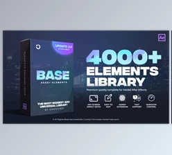 Download BASE | Transitions and Motion Graphics for After Effects V3 (Videohive 31018620) - AE Project