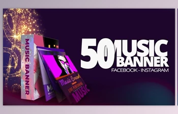 Download 50 Music <span class='badge badge-warning'>Banners</span> (Videohive 30144271) - AE Project