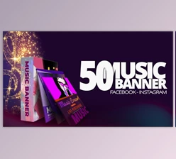 Download 50 Music Banners (Videohive 30144271) - AE Project