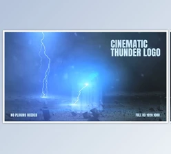Cinematic Thunder Logo (Videohive 25379668)