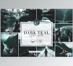 Download DARK TEAL – Lightroom Presets CreativeMarket-5945897 (XMP, DNG, LRTEMPLATE)