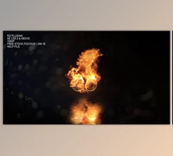 Realistic Fire Logo 3 (Videohive 25116321)