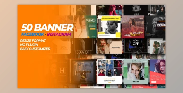 Download 50 Facebook & Instagram Banner (Videohive 31749161) - AE Project