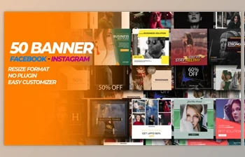 Download 50 Facebook & Instagram <span class='badge badge-warning'>Banner</span> (Videohive 31749161) - AE Project