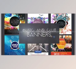 Download Music & Club Event Banner Ad (Videohive 31733631) - AE Project
