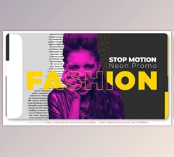 Download Stop Motion Neon Promo (Videohive 31762930) - AE Project