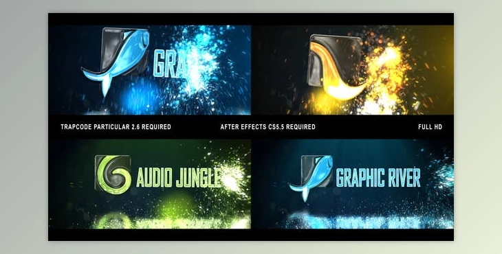 Glowing Particals Logo Reveal 32 (Videohive 24003431)