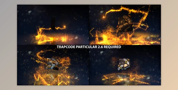 Glowing Particals Logo Reveal 31  (Videohive 23006444)