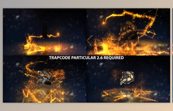 <span class='badge badge-warning'>Glowing</span> Particals Logo Reveal 31  (Videohive 23006444)
