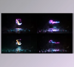 Neon Energy Signature Logo 2 (Videohive 21813436)
