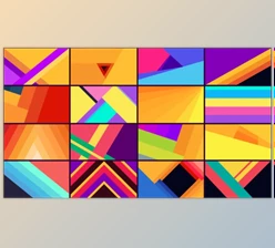 17 Colorful Shape Transitions Pack – Motionarray 780446