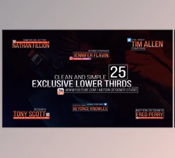 Lower Thirds Social Network 25 – Motionarray 777851