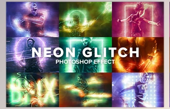 <span class='badge badge-warning'>CreativeMarket</span> – Neon Glitch Photoshop <span class='badge badge-warning'>Effect</span> 5182912