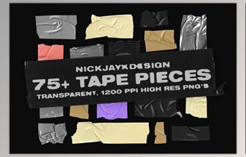 Tape Pieces – 75+ Transparent <span class='badge badge-warning'>PNGs</span>