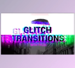 Glitch Transitions With Titles – Motionarray 784241