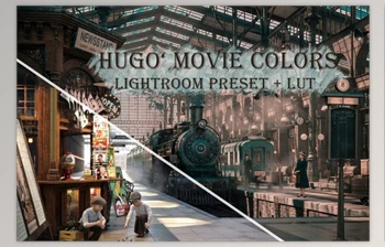‘Hugo’ Movie colors | <span class='badge badge-warning'>preset</span> + LUT (CreativeMarket–5057031)