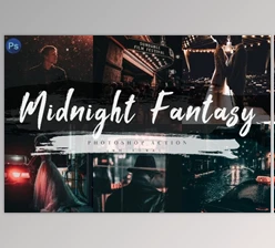 7 Midnight Fantasy Photoshop Actions, ACR and LUT Presets