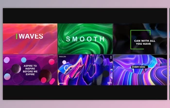 Waves Abstract <span class='badge badge-warning'>Titles</span> (<span class='badge badge-warning'>Videohive</span> 28404843)