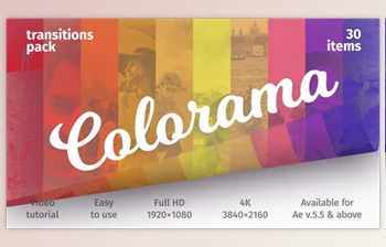 Colorful Transitions - Transitions <span class='badge badge-warning'>Pack</span> (Videohive 21382230)