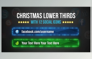 Christmas <span class='badge badge-warning'>Lower</span> Thirds (Videohive 13933650)