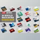 CreativeMarket – Business Bifold Bundle 20 Template 5207635