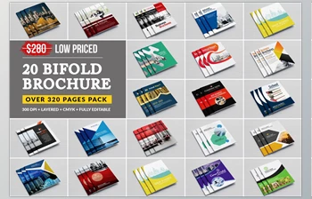 CreativeMarket – Business Bifold <span class='badge badge-warning'>Bundle</span> 20 Template 5207635