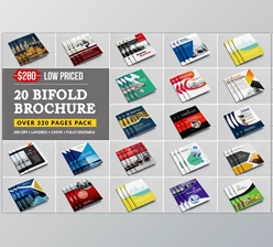 CreativeMarket – Business Bifold Bundle 20 Template 5207635