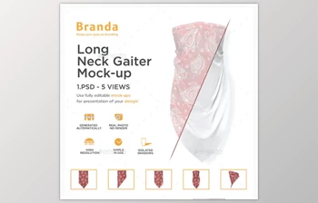 GraphicRiver - Long Neck <span class='badge badge-warning'>Gaiter</span> Mock-up 27655749