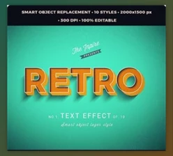 GraphicRiver – 3D Vintage Retro Text Effects V2 27625402