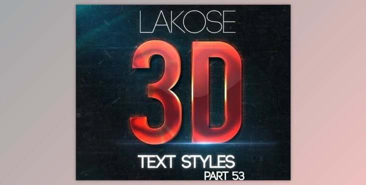 GraphicRiver – Lakose 3D Text Styles Part 53 27610685