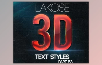 GraphicRiver – Lakose <span class='badge badge-warning'>3D</span> Text Styles Part 53 27610685