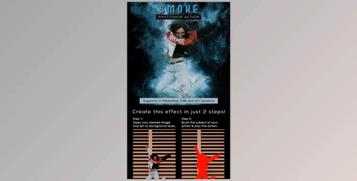 GraphicRiver – Smoke Photoshop Action 27701746