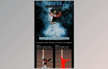 GraphicRiver – <span class='badge badge-warning'>Smoke</span> <span class='badge badge-warning'>Photoshop</span> Action 27701746