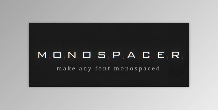 Download Aescripts Monospacer v1.2.4 (Win, Mac)