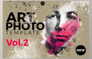 Art Photo / Portrait Template Vol.2 <span class='badge badge-warning'>CreativeMarket-5359972</span>